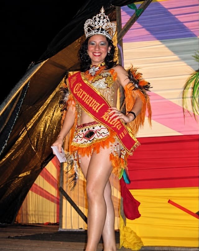 Katerin Aspajo, Reina del Carnaval Riojano 2008, barrio Cascayunga