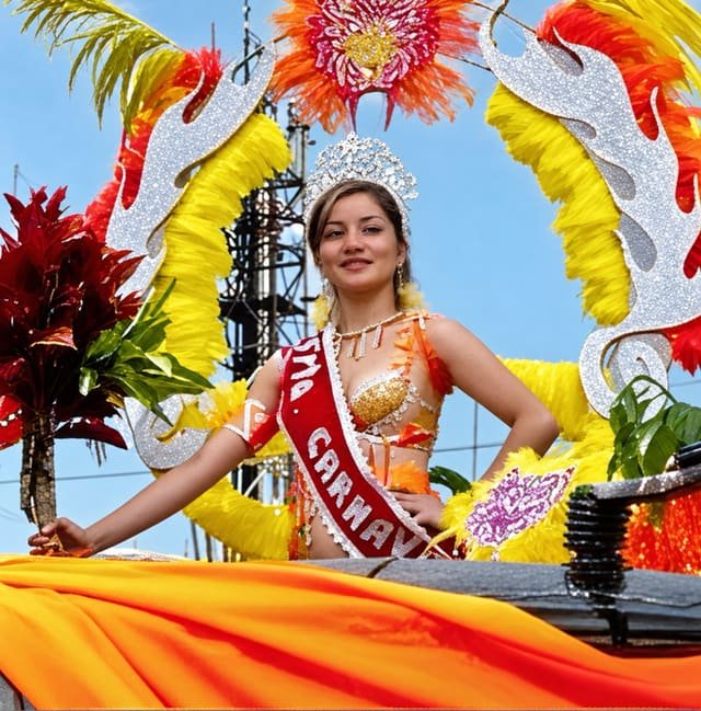Katerinne Linarez, Reina del Carnaval Riojano 2009, barrio Shahuintopata