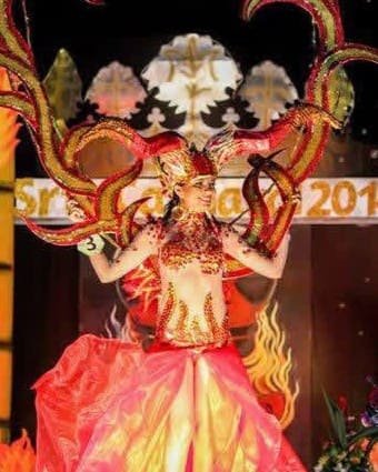 Tatiana Coronel, Reina del Carnaval Riojano 2014, barrio Consuelo